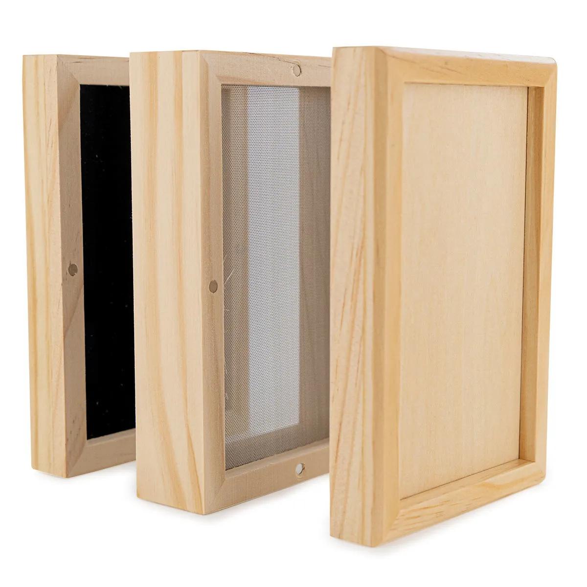 Caja tamizadora de madera