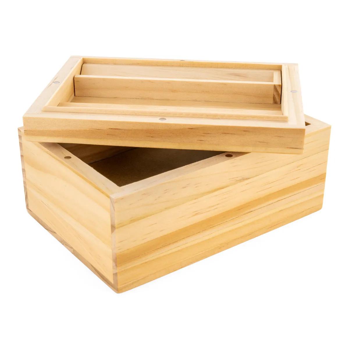 Caja tamizadora de madera