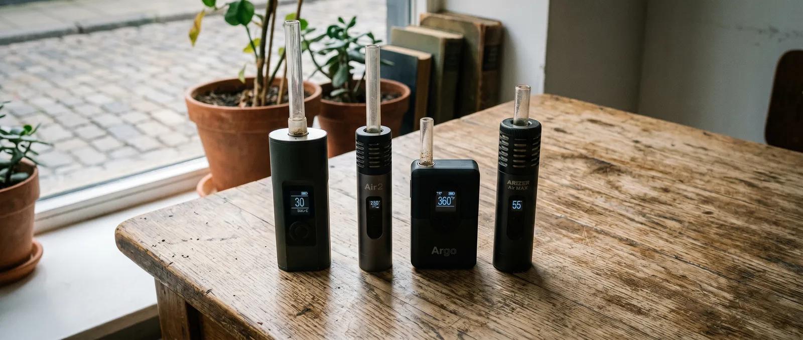 AZARIUS · Arizer Portable Lineup at a Glance