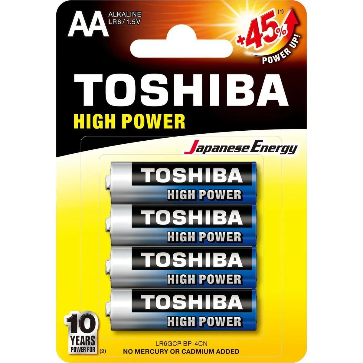 Pilas alcalinas AA Toshiba