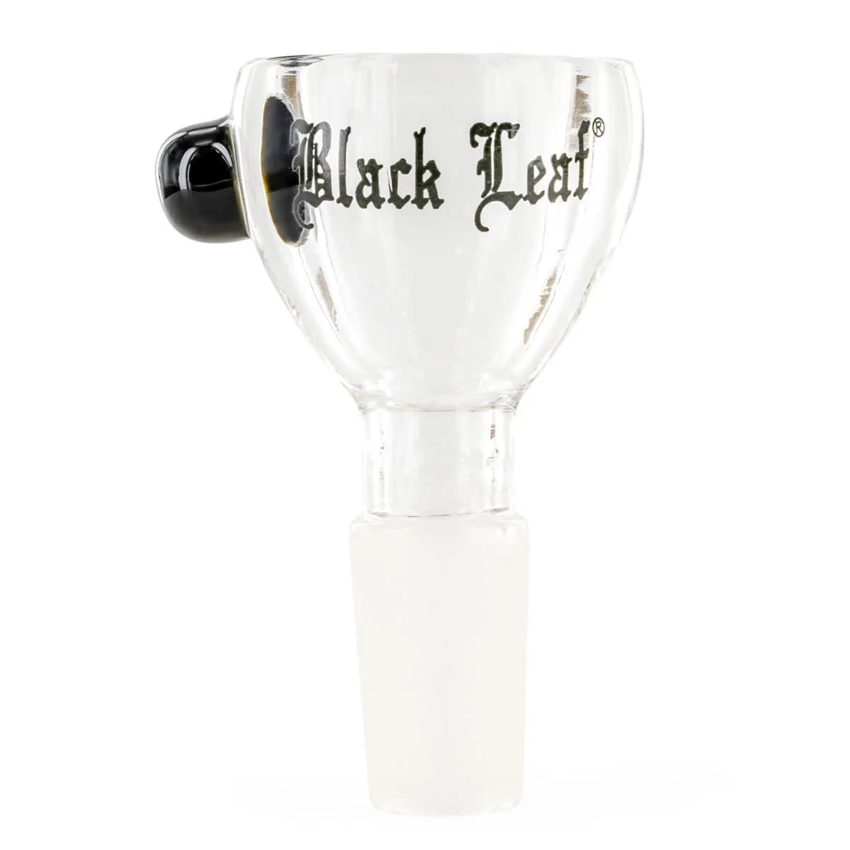 Cazoleta de cristal Black Leaf para bongs