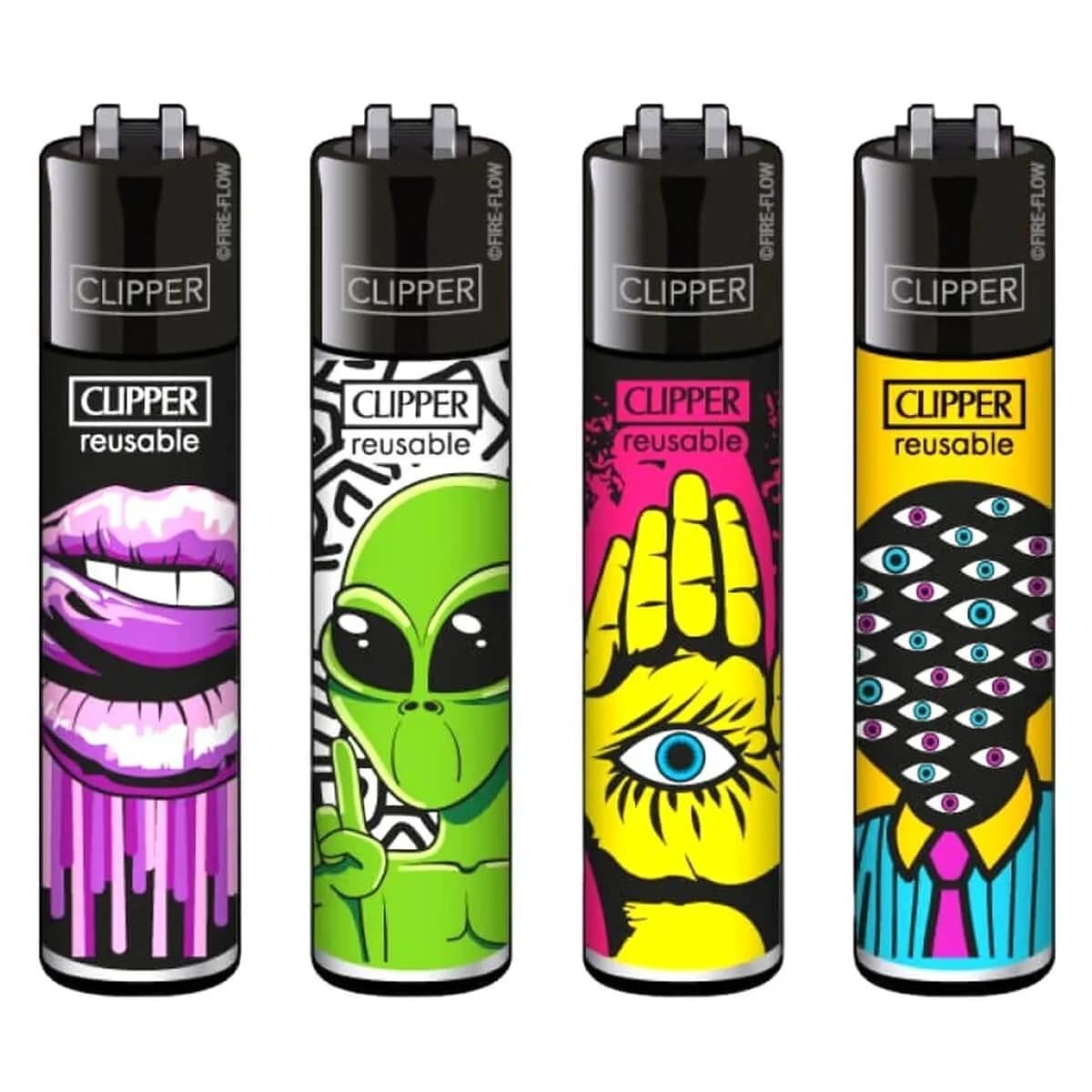 Mechero Clipper Love Martians