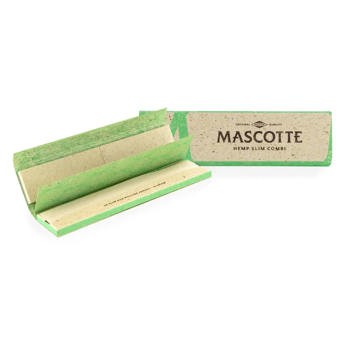Mascotte Papel de Liar Slim de Cáñamo Combi + Boquillas