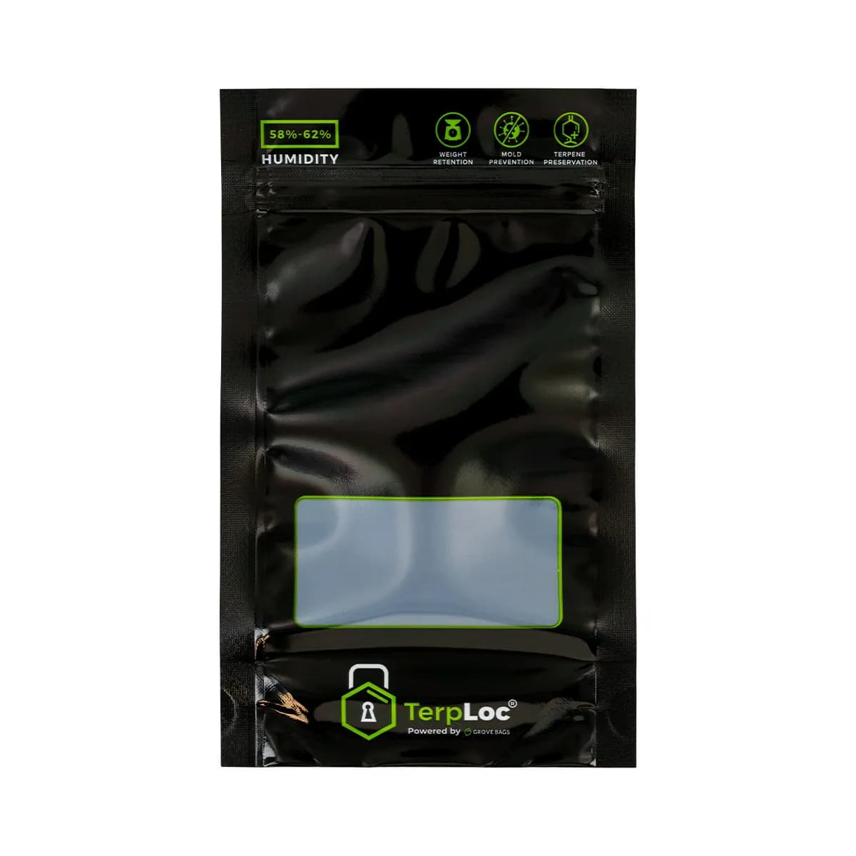 Bolsa TerpLoc con ventana Grove Bags