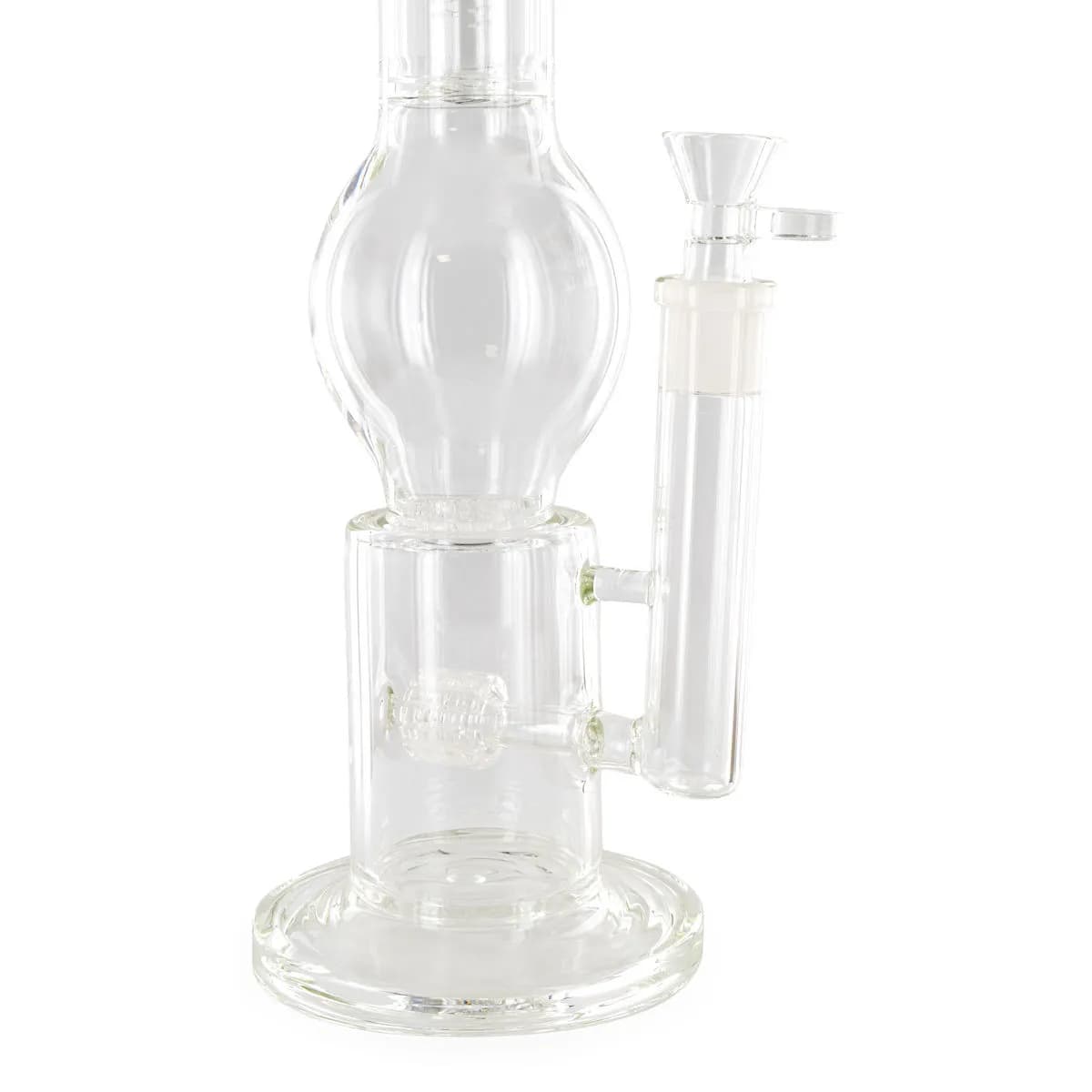 Bong de cristal con triple percolador Black Leaf