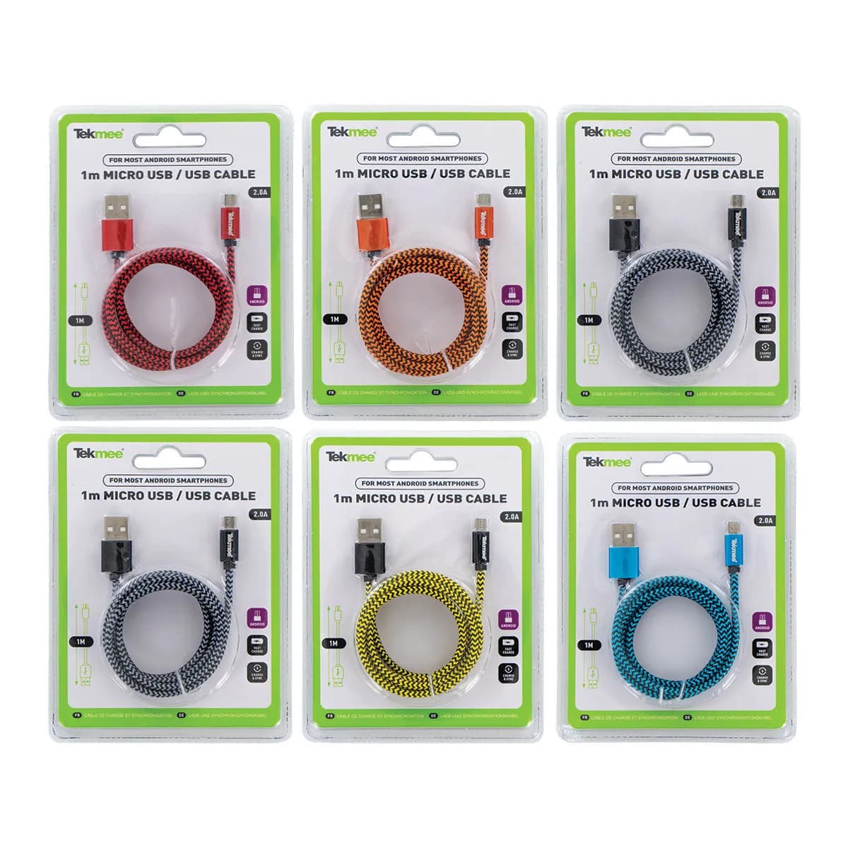 Cable USB (Micro y C) 1m