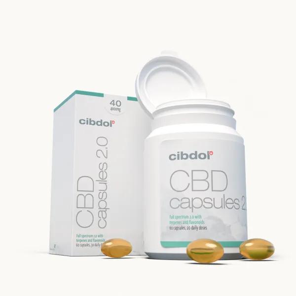 Cápsulas CBD 40 %