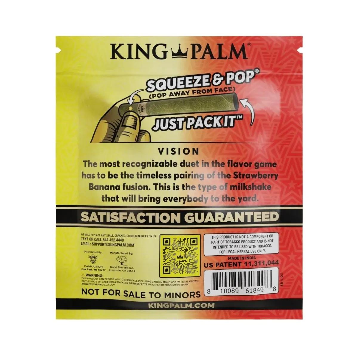 Hojas Fusion Flavour 25 unidades (King Palm)
