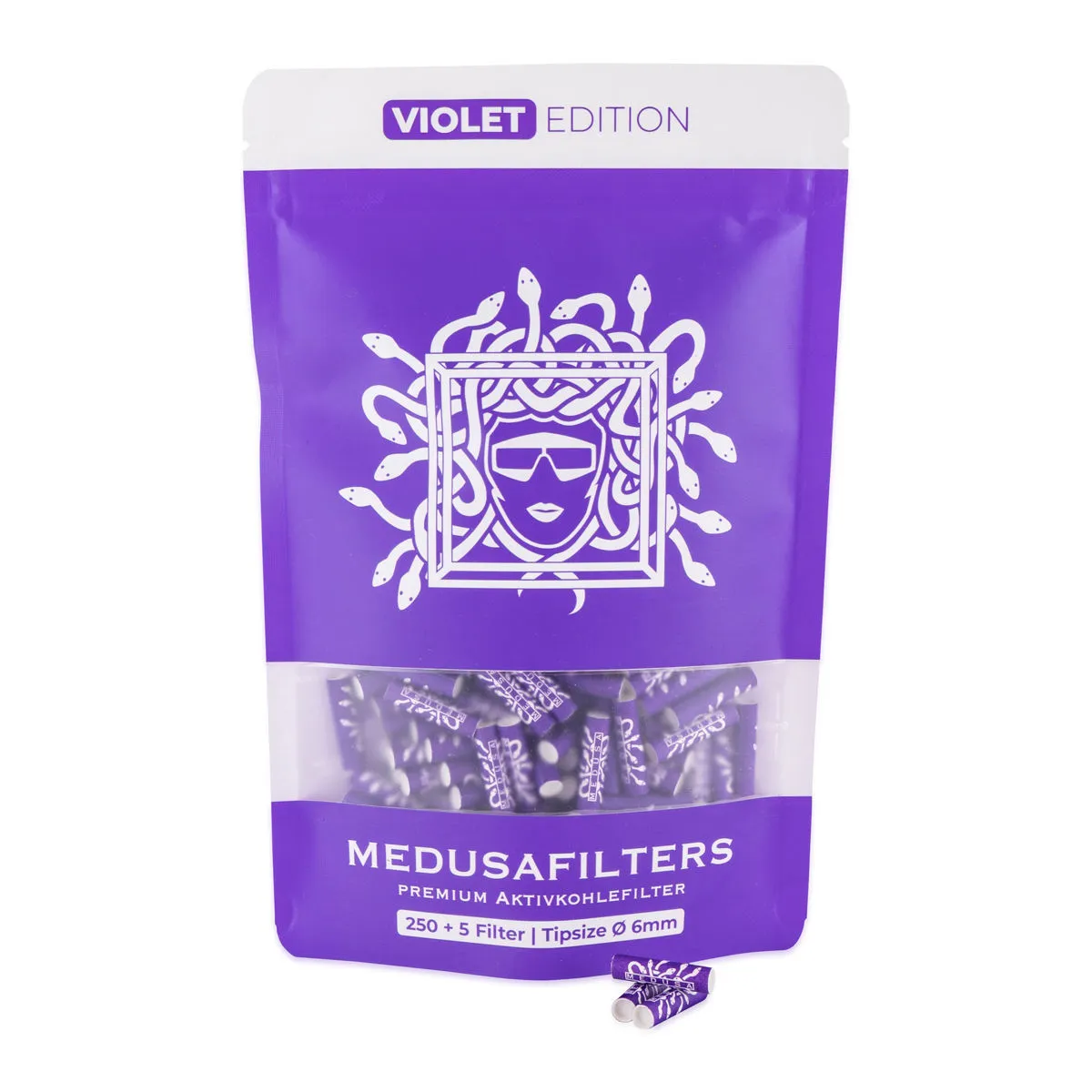 Boquillas de Carbón Activado Violeta (Medusafilters) — imagen 3