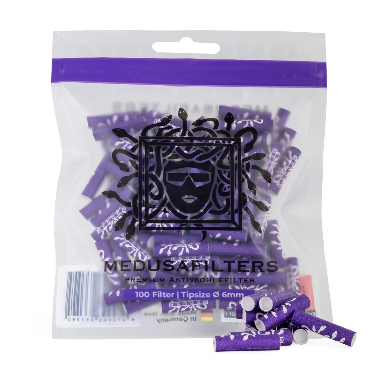 Boquillas de Carbón Activado Violeta (Medusafilters) — imagen 4