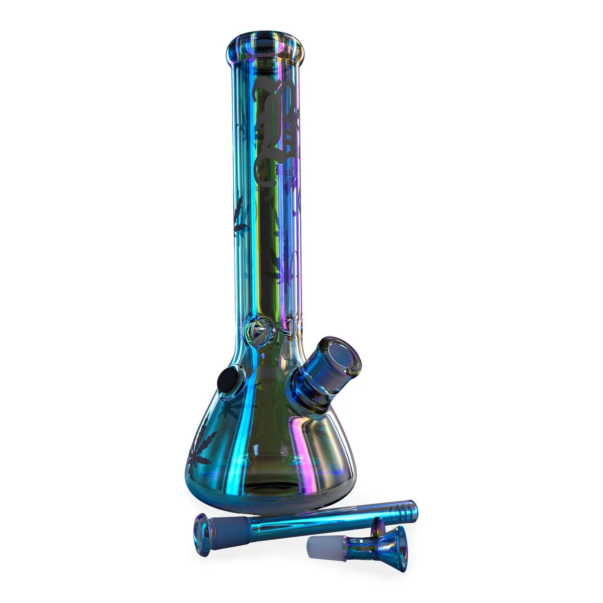 Beaker Ice Bong Rainbow — imagen 3