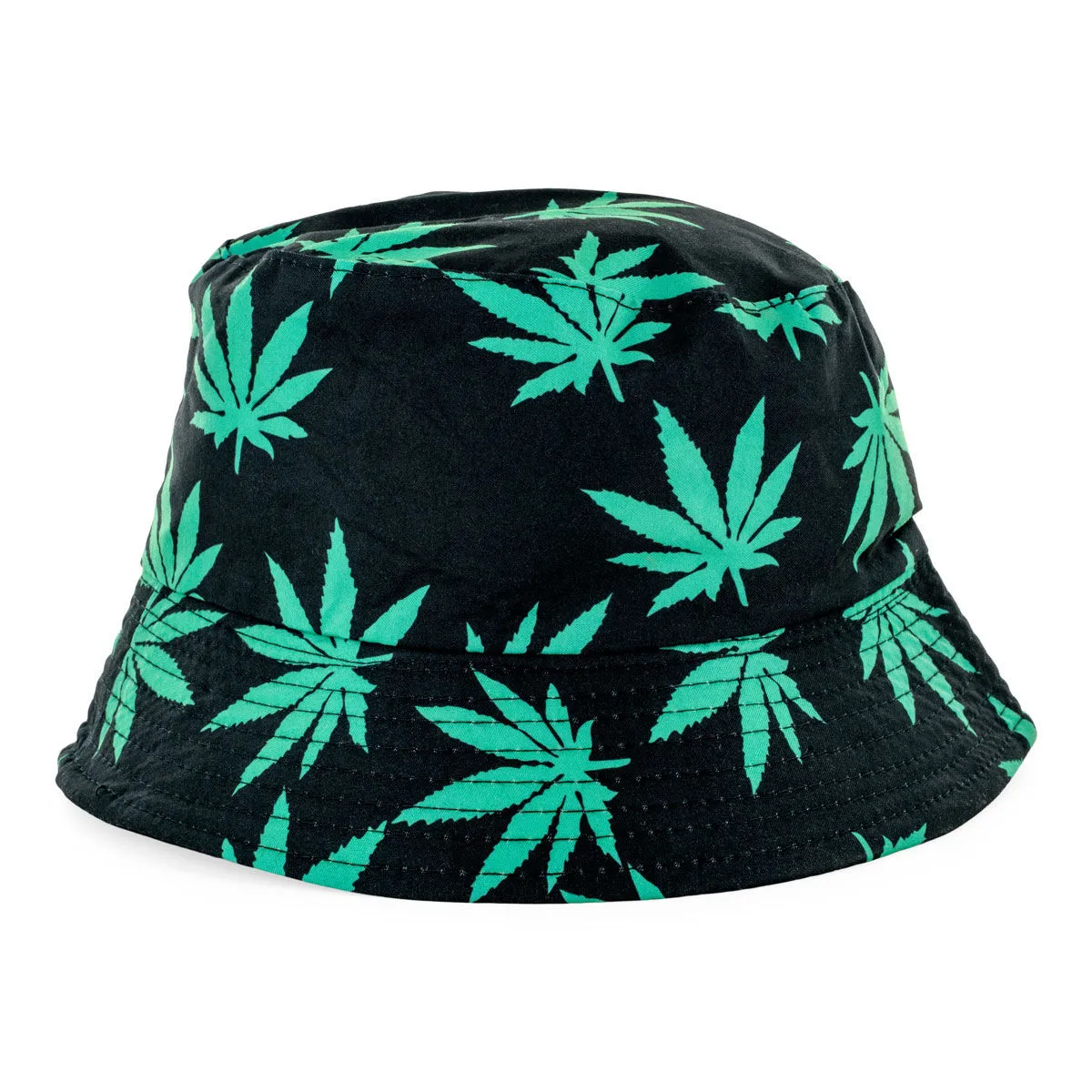 Gorro bucket de cannabis