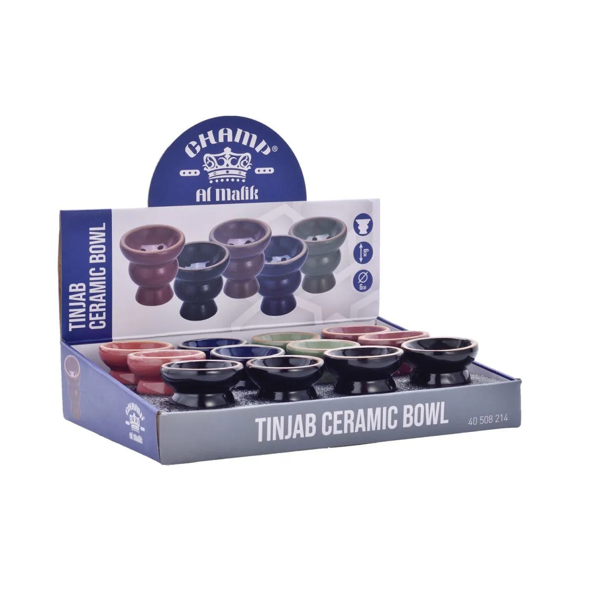 Cazoleta de cerámica para shisha Tinjab (Champ Al Malik) — imagen 3