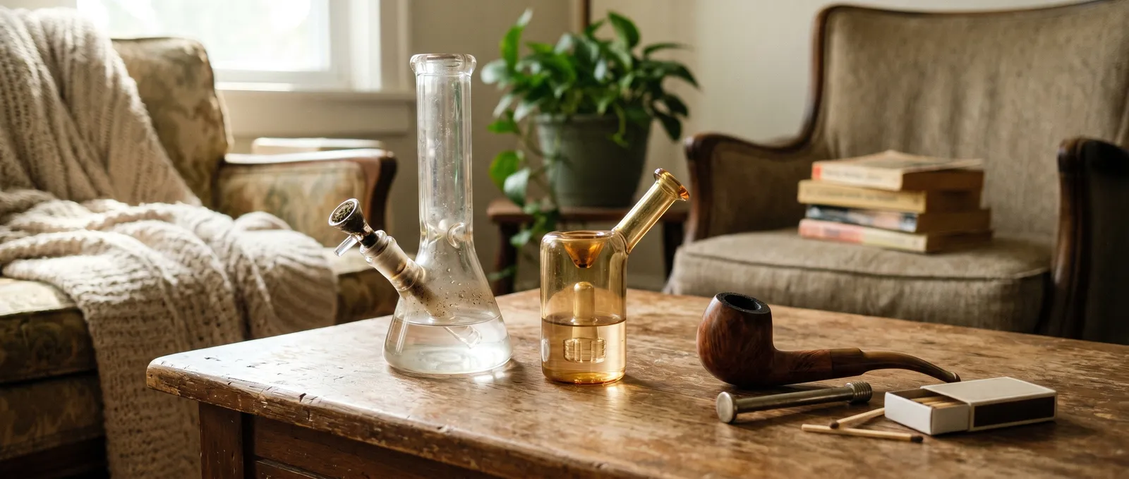 AZARIUS · Bubblers vs Bongs vs Pipes: At a Glance