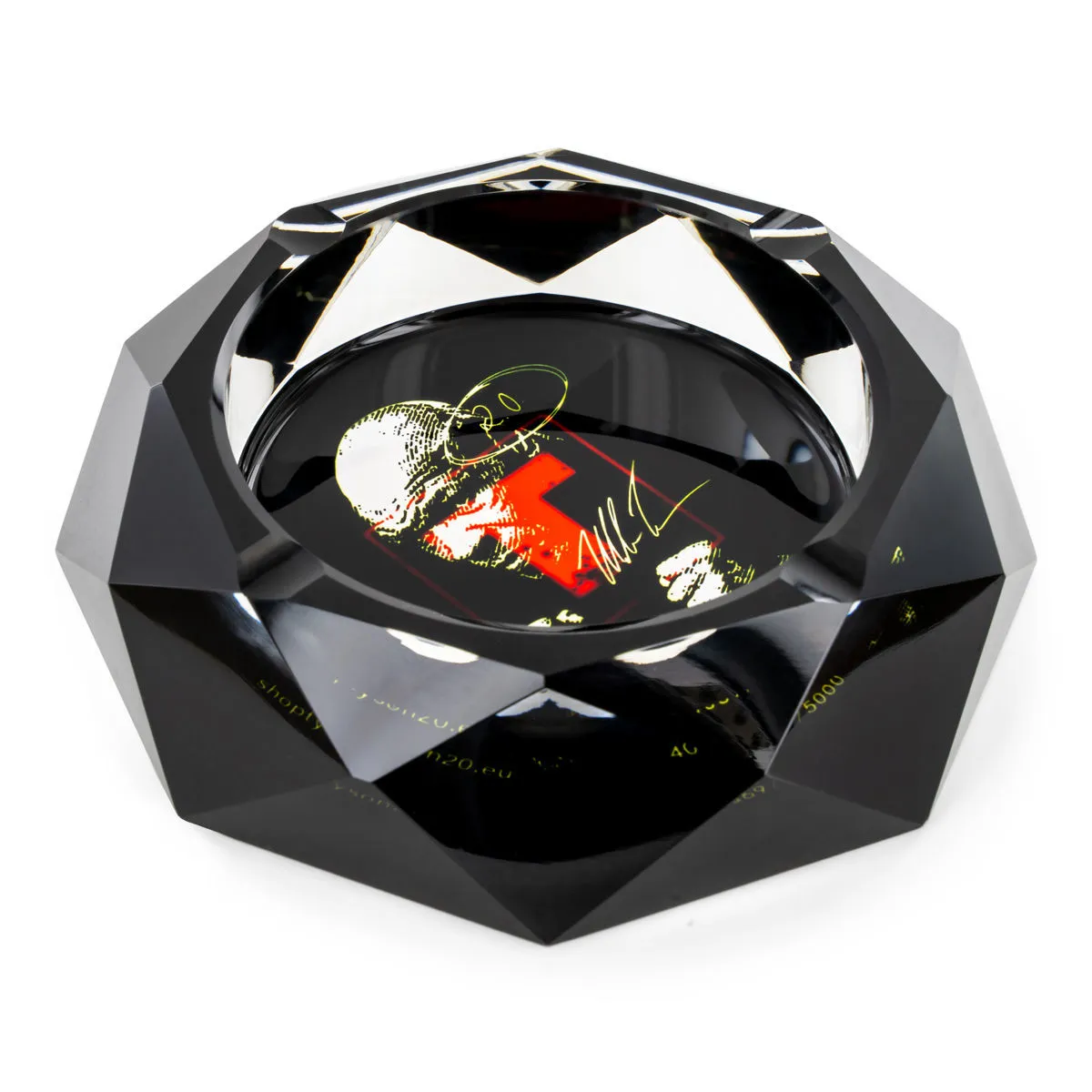 Cenicero Diamond Cut Negro Tyson 2.0 — imagen 3