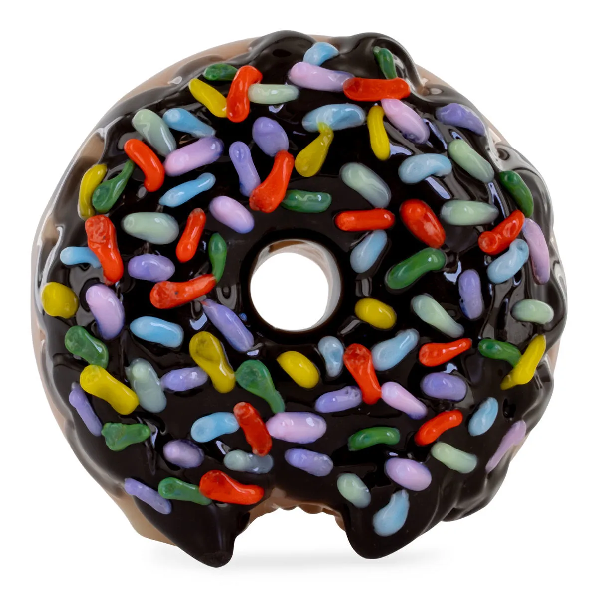 Pipa de cristal seca Donut Bite Me — imagen 3