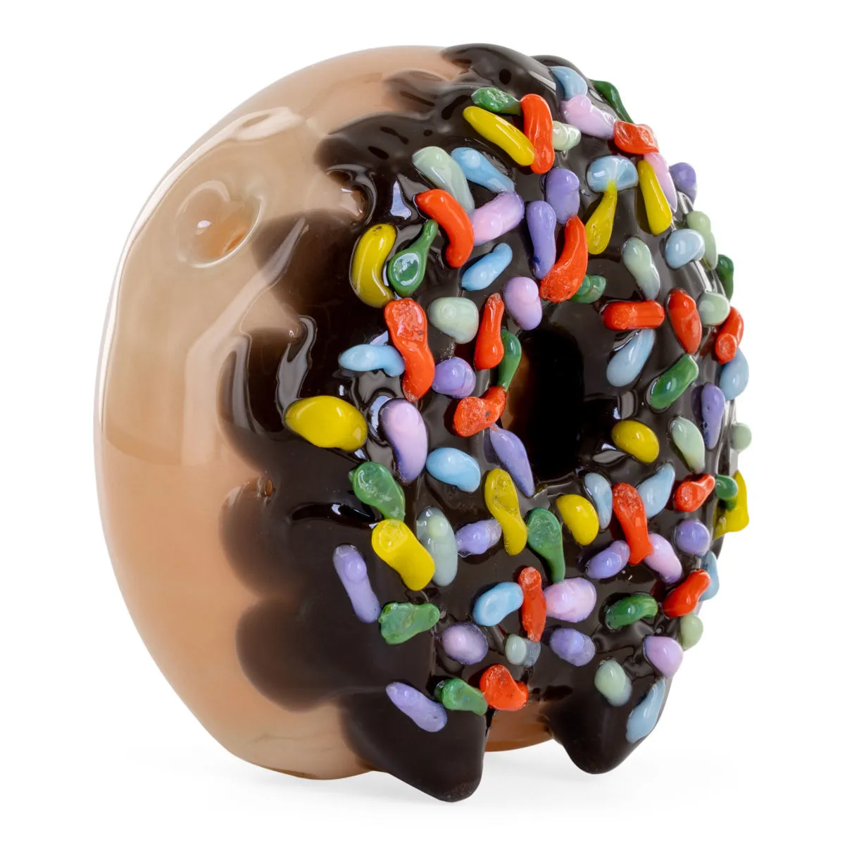 Pipa de cristal seca Donut Bite Me — imagen 4