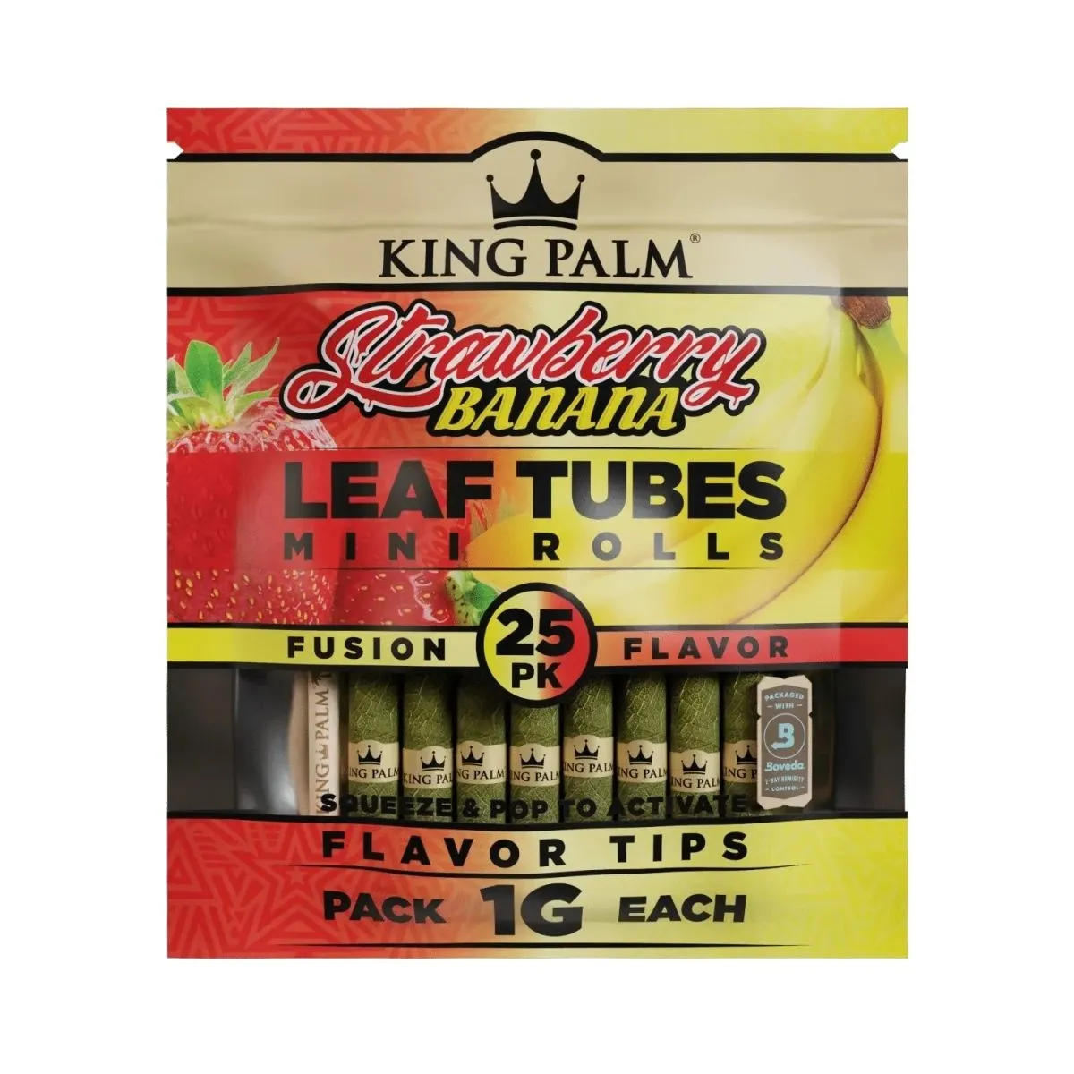 Hojas Fusion Flavour 25 unidades (King Palm)