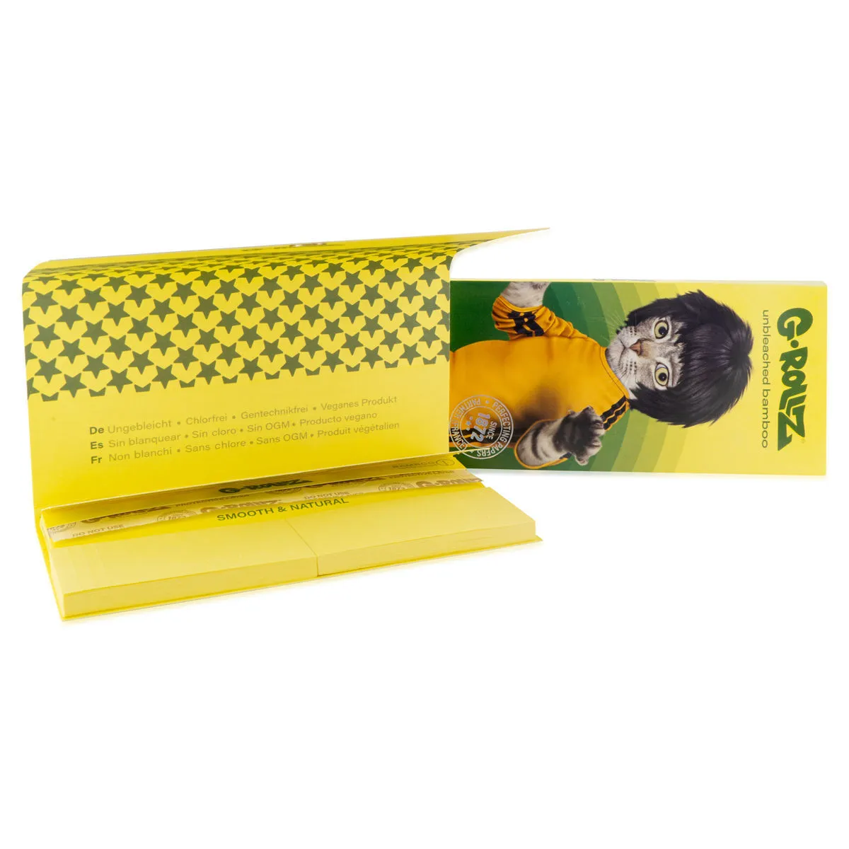 Papel de liar G-Rollz Bambú Sin Blanquear + Filtros