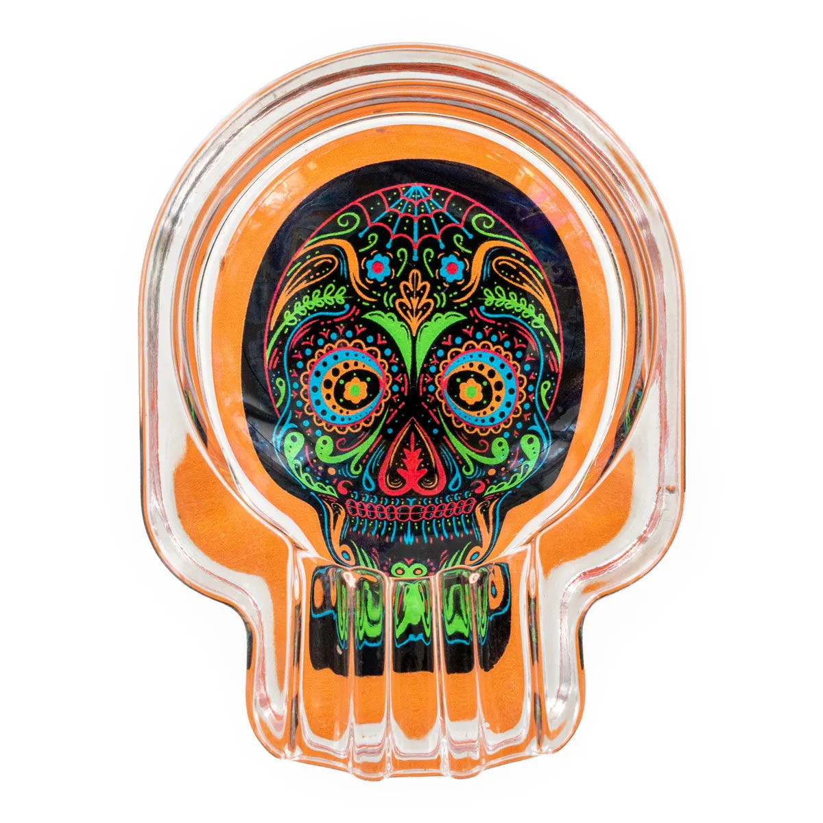 Cenicero de cristal calavera — imagen 3