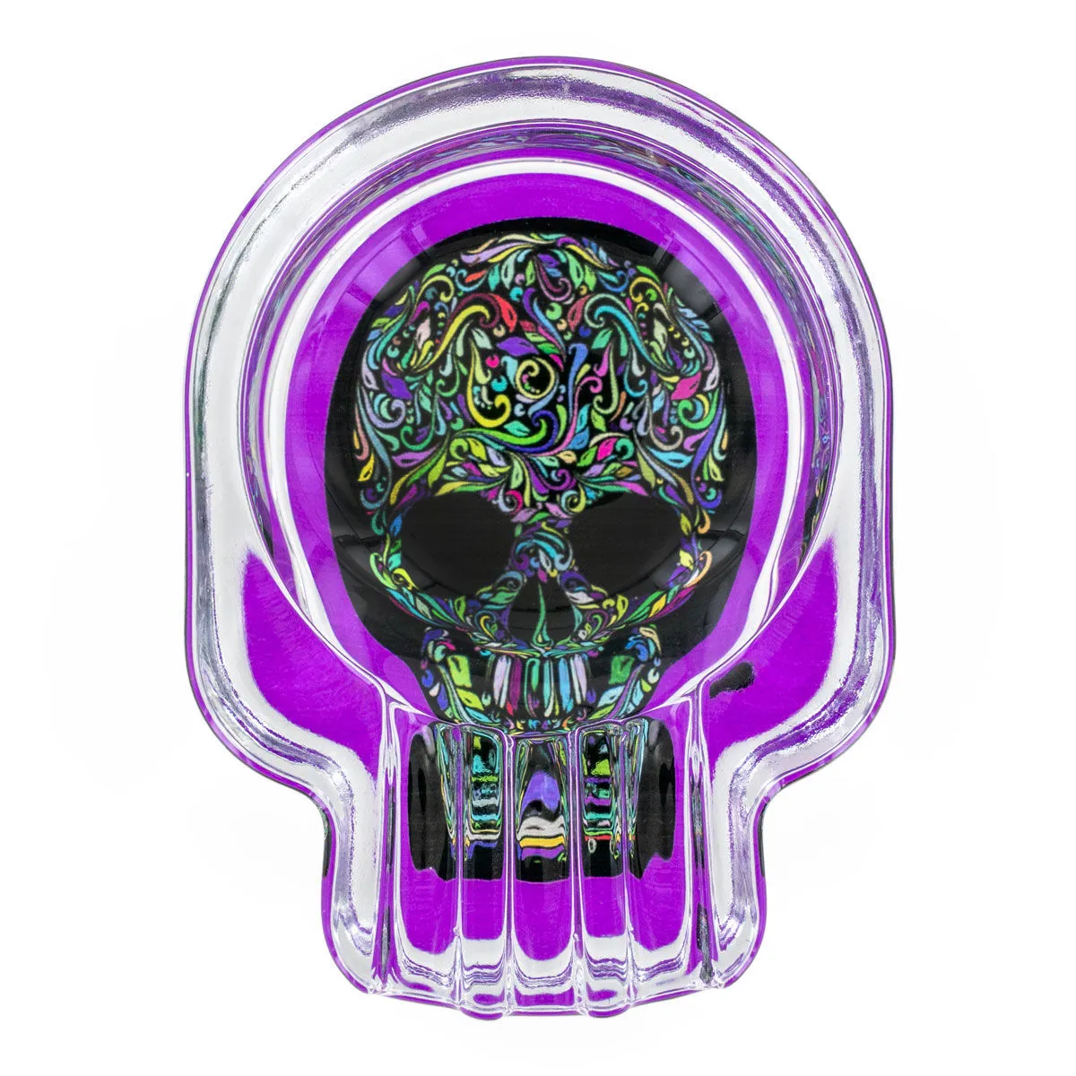 Cenicero de cristal calavera — imagen 4