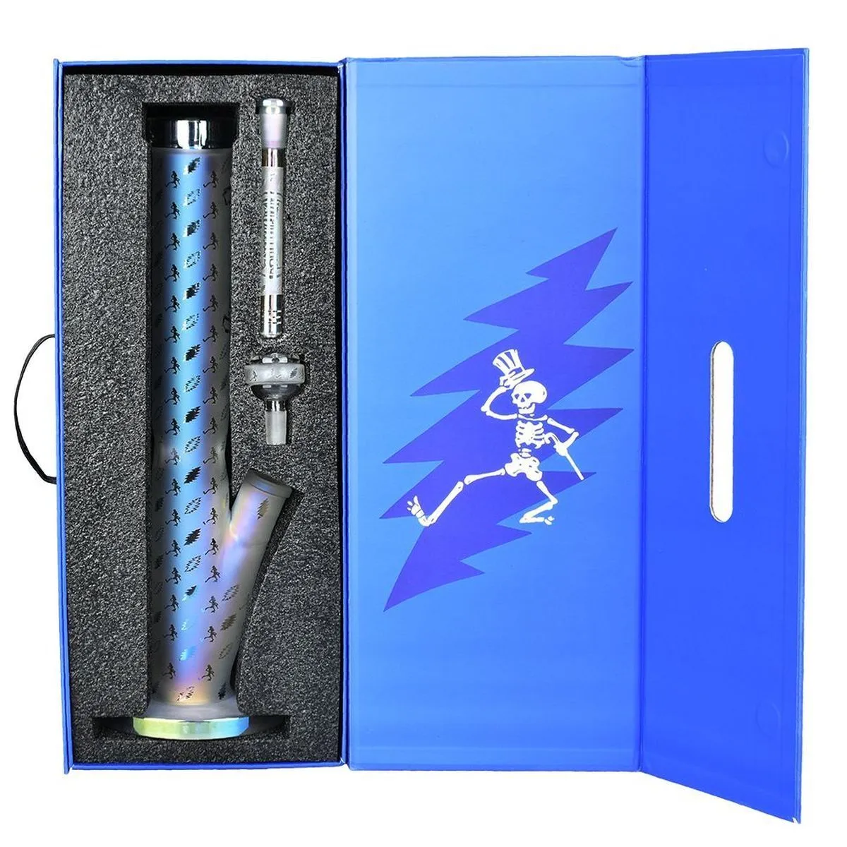 Bong de cristal Bolts and Skellies (Grateful Dead x Pulsar) — imagen 2