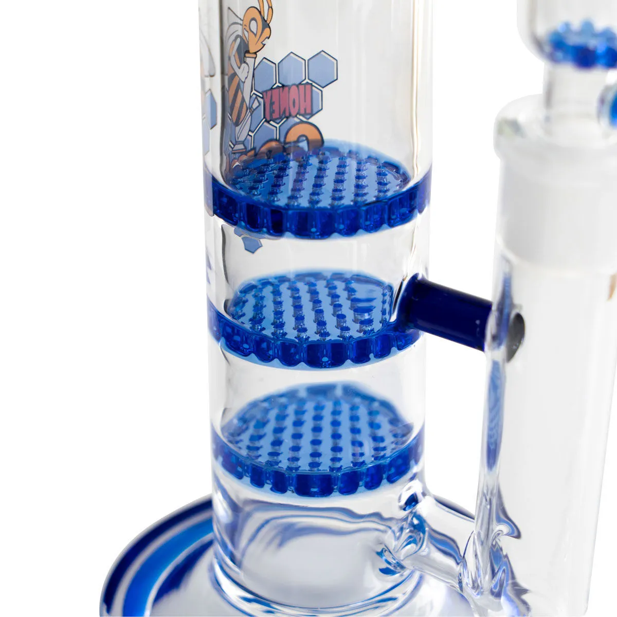 Bong de cristal 'Triple HoneyComb' — imagen 4
