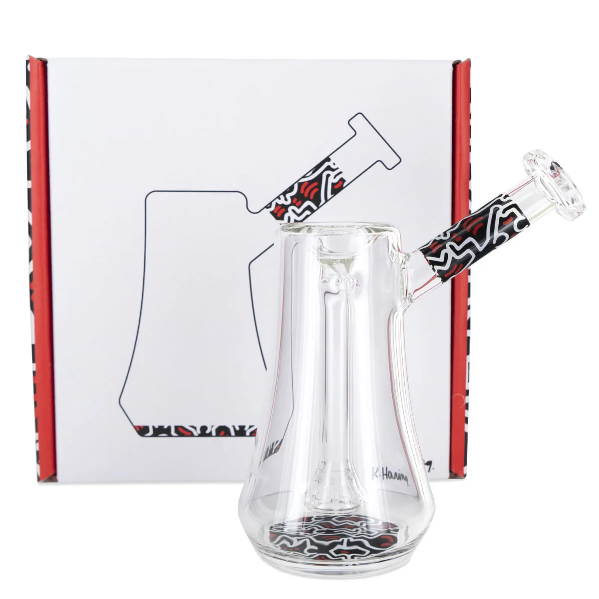 Bubbler de vidrio K. Haring Glass Collection — imagen 3