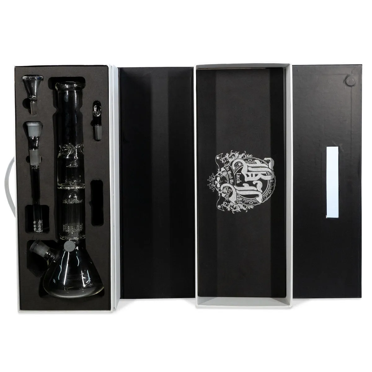 Bong de cristal para hierba y aceite Black Leaf — imagen 4