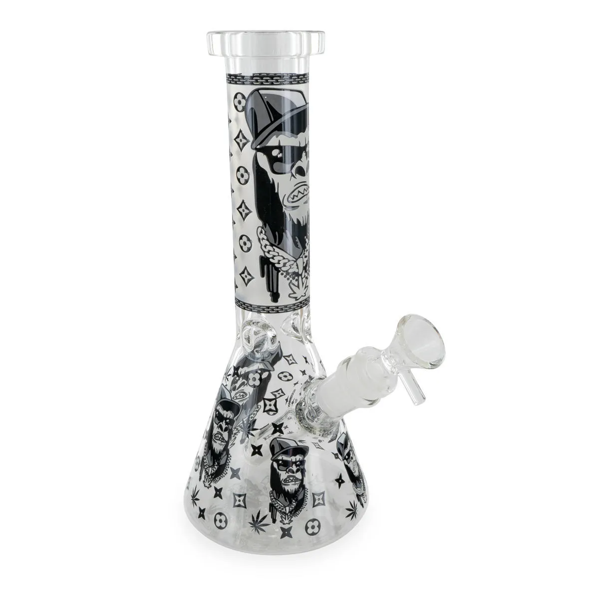 Bong Triple Grosor Gorilla Glow in the Dark