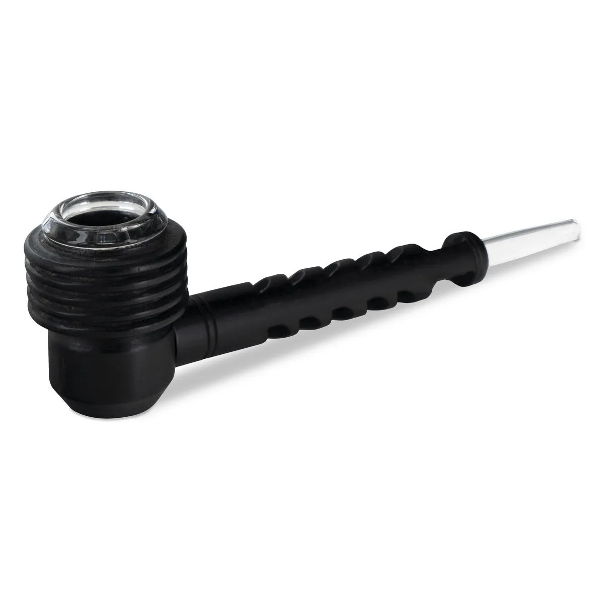 Pipa híbrida de vidrio y madera Mecha