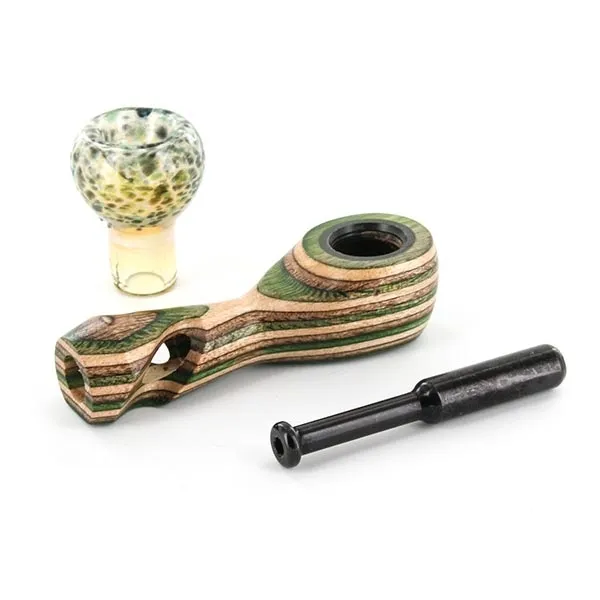 Pipa híbrida de cristal y madera Sparkle — imagen 2
