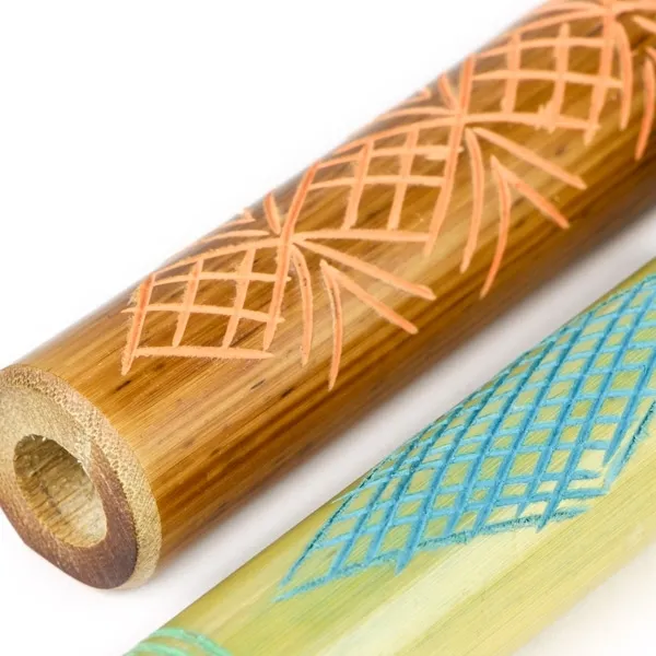 Pipa híbrida de vidrio y madera Wave — imagen 4
