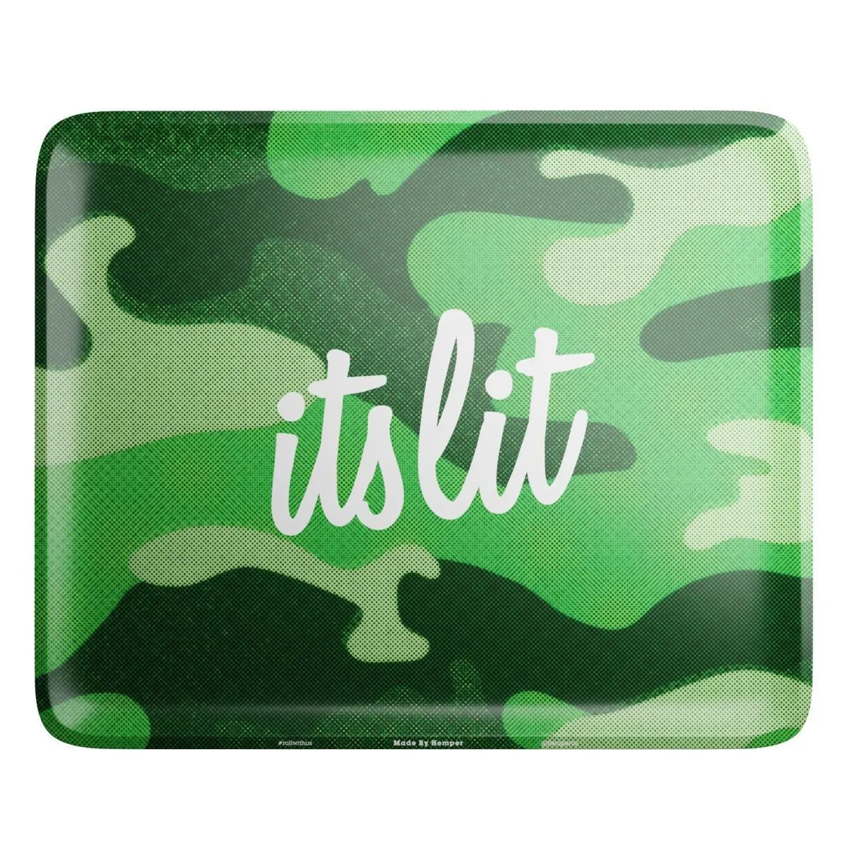 Bandeja de liar It's Lit! camuflaje verde claro — imagen 4