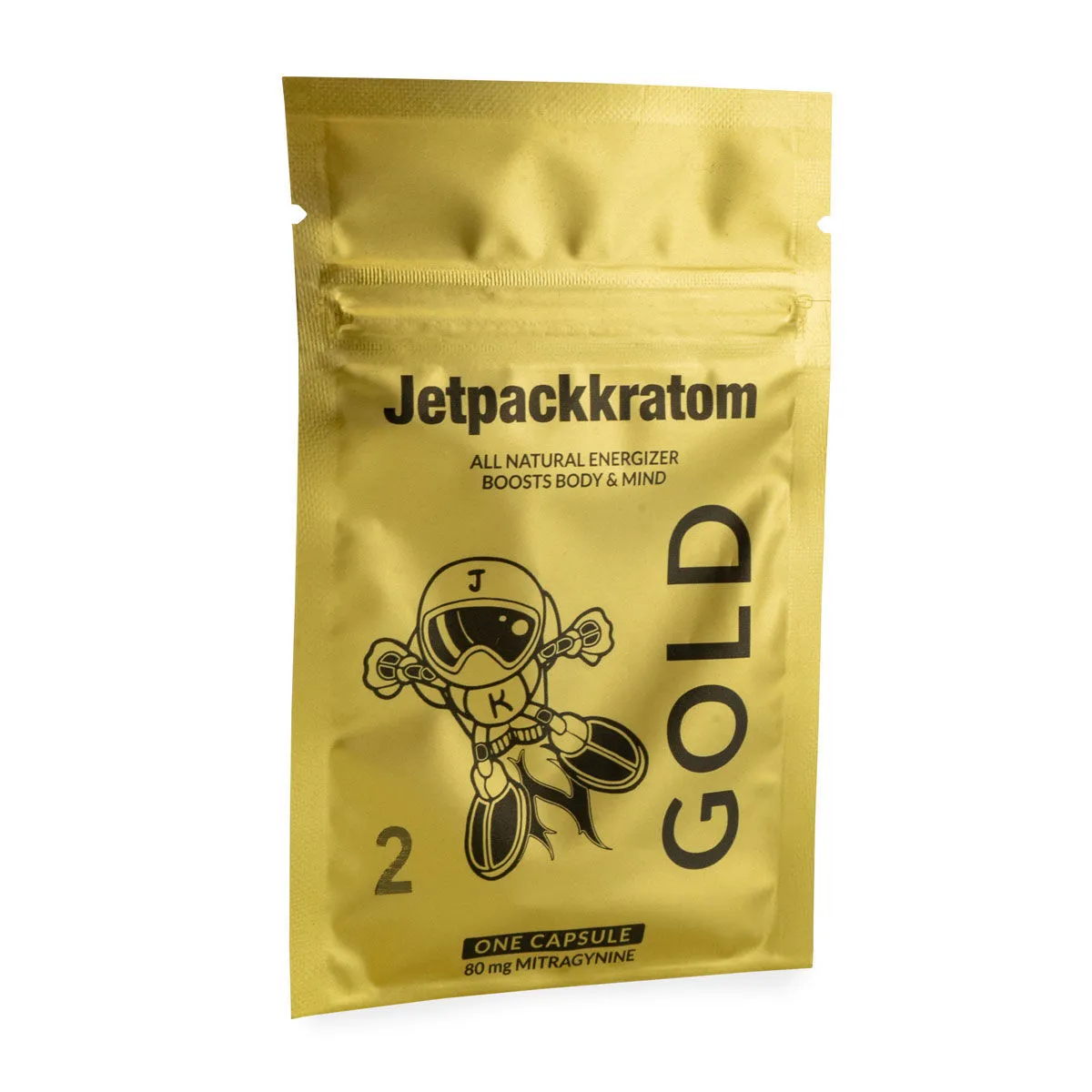 Jetpackkratom GOLD Extracto 80mg - Cápsulas