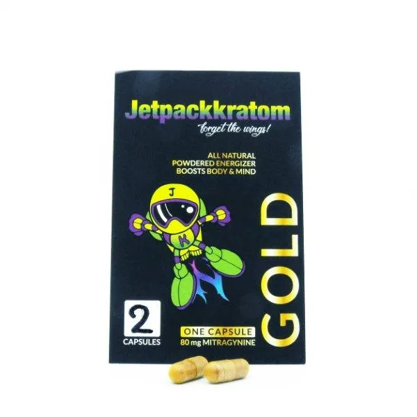 Jetpackkratom GOLD Extracto 80mg - Cápsulas — imagen 3