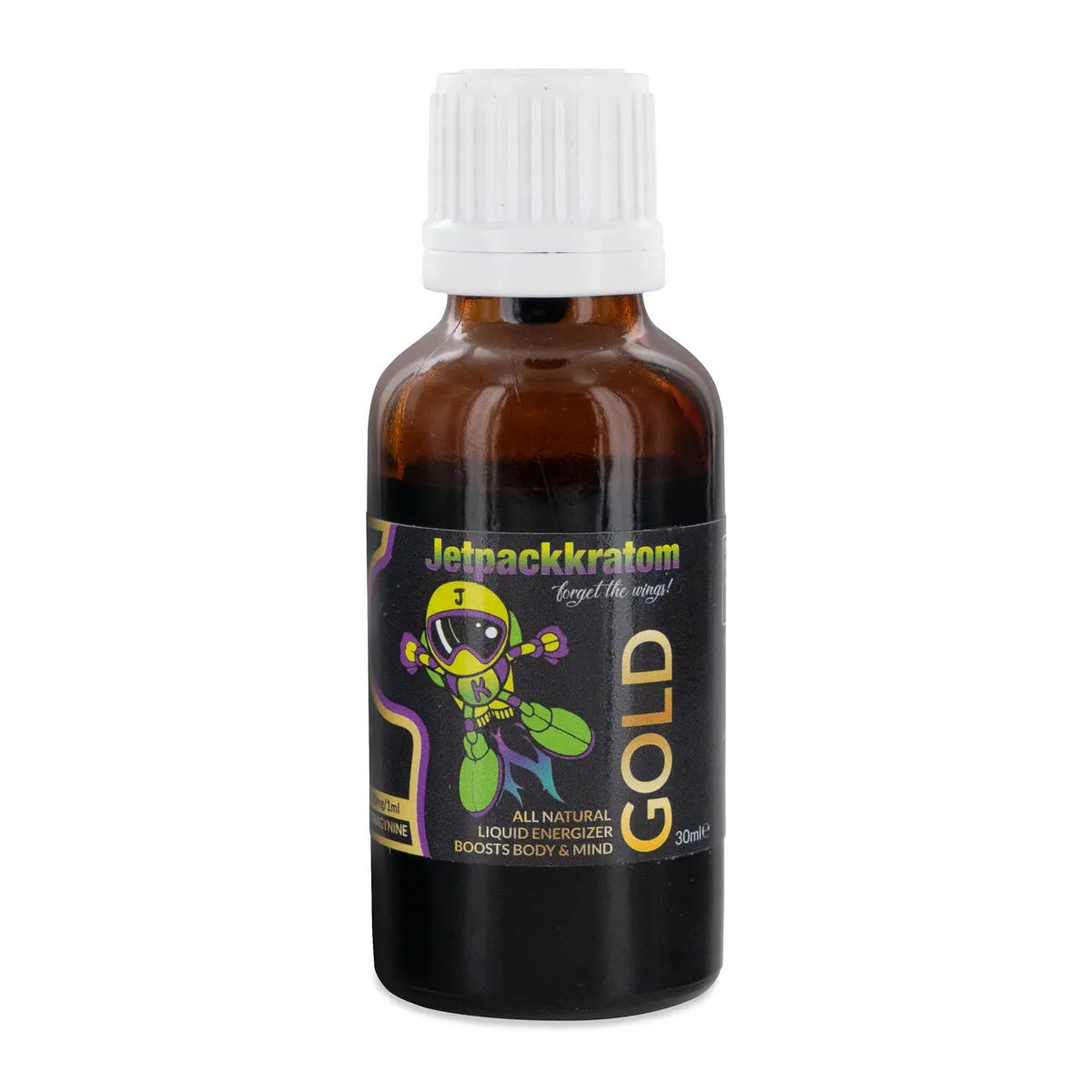 Jetpackkratom GOLD Extracto Líquido - 80mg — imagen 3
