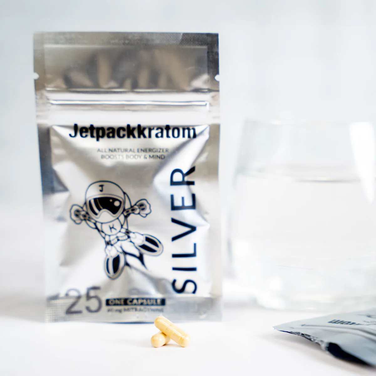 Jetpackkratom SILVER 60mg Extract - Capsules — imagen 2