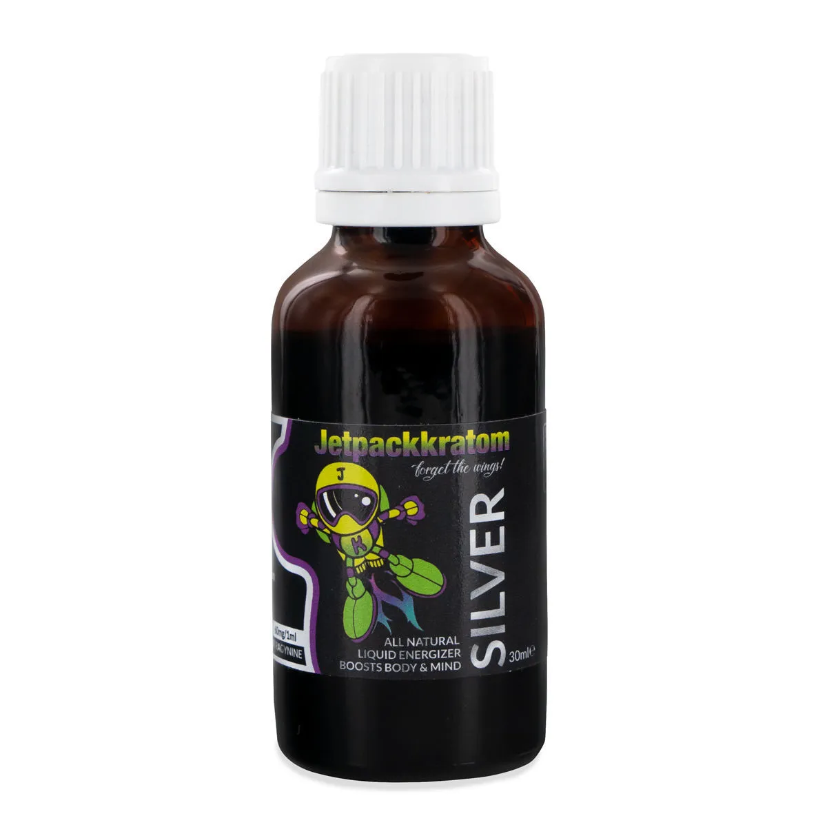 Jetpackkratom SILVER extracto líquido - 60mg — imagen 3