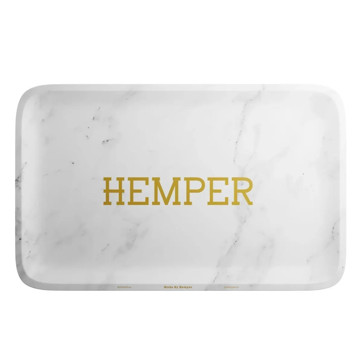 Bandeja de Liar Hemper Luxe de Mármol Blanco — imagen 3