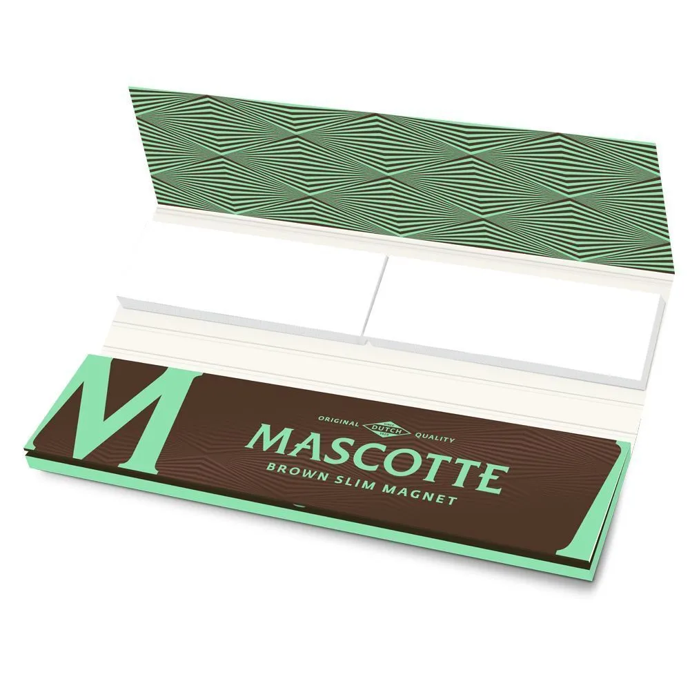 Papel de liar Mascotte Brown Slim Size + boquillas desprendibles — imagen 2