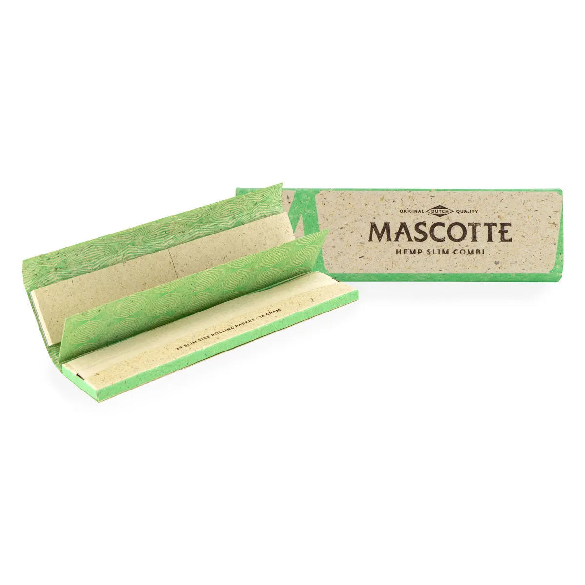 Mascotte Papel de Liar Slim de Cáñamo Combi + Boquillas