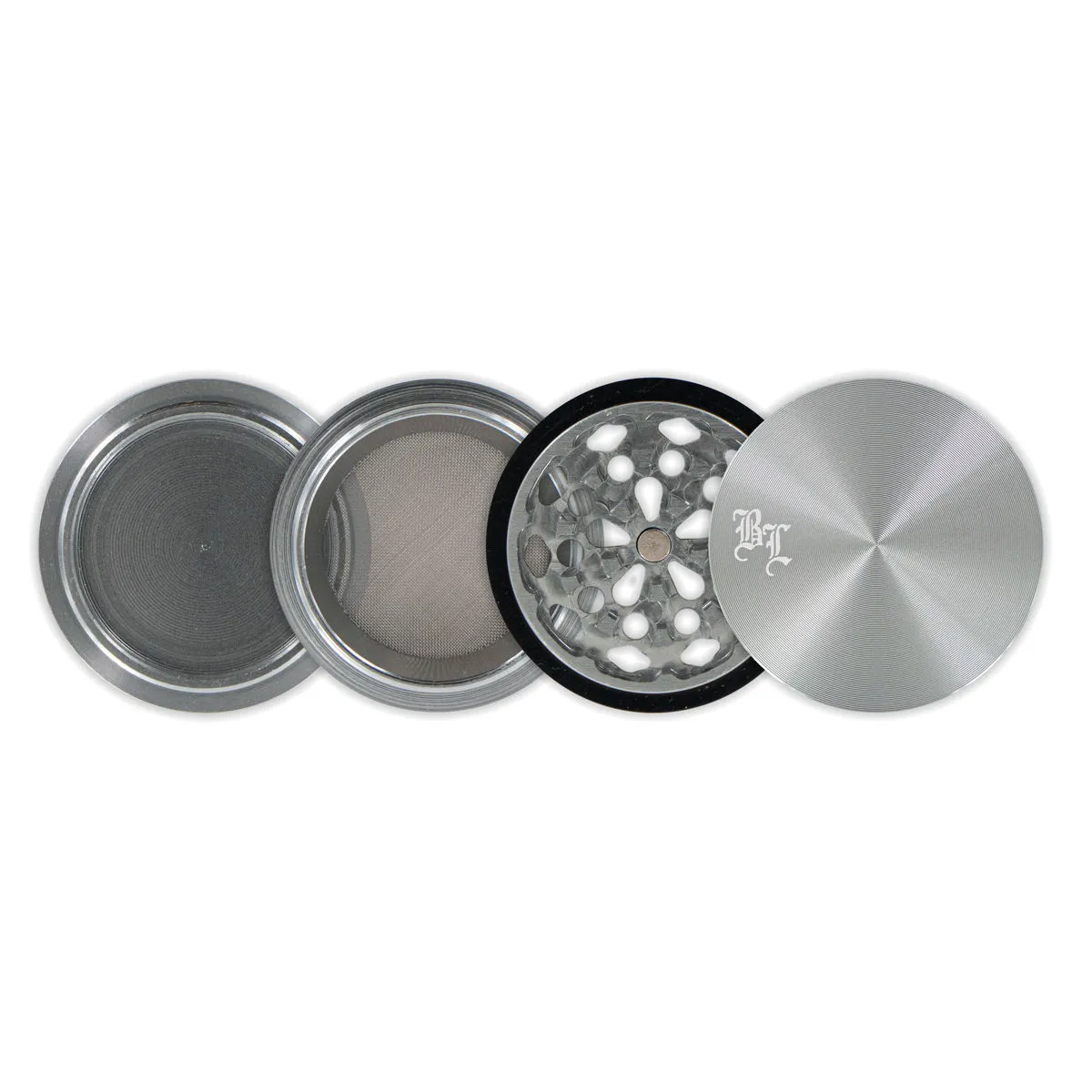 Grinder metálico Black Leaf Stacked — imagen 3