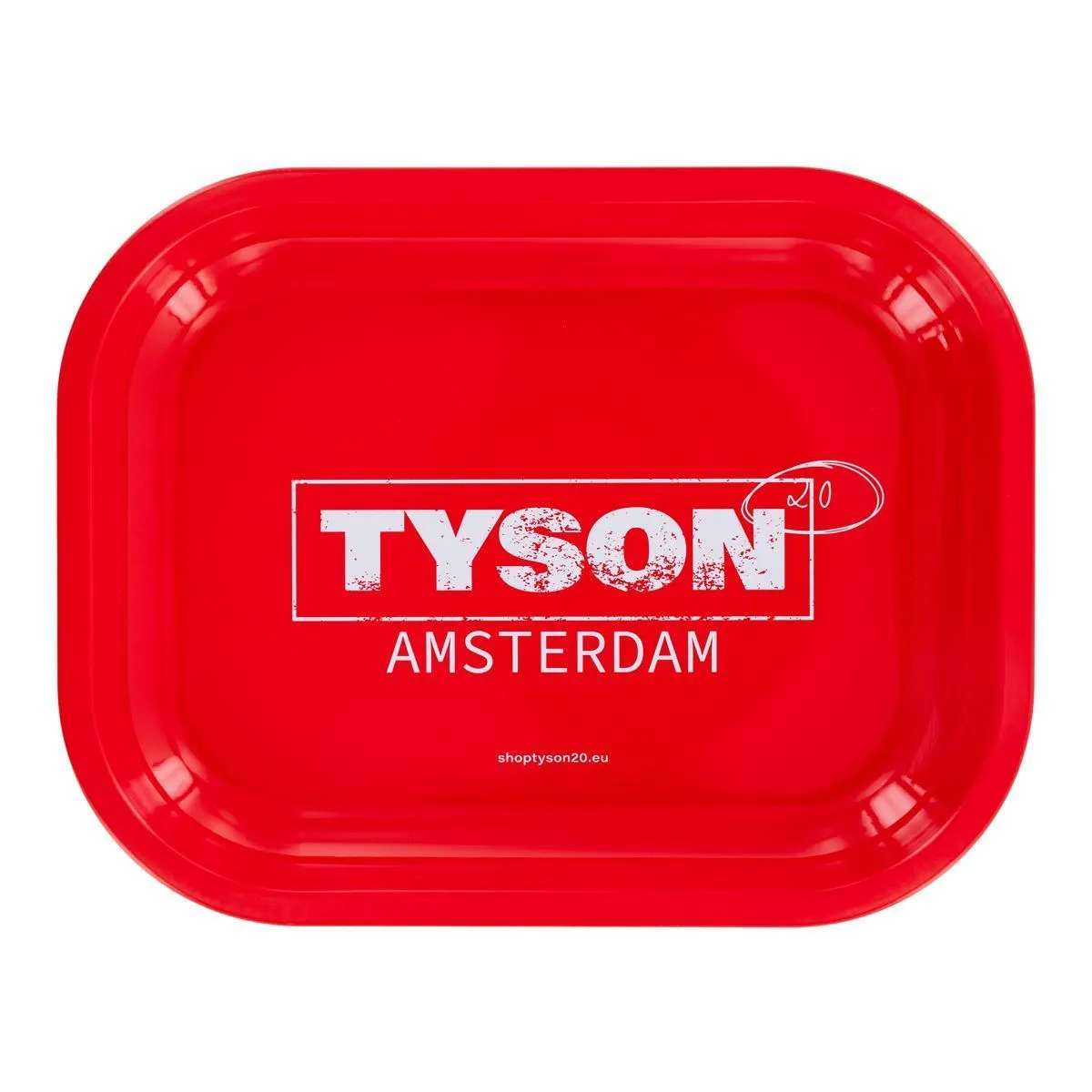 Bandeja de liar metálica roja "Tyson Amsterdam" — imagen 2