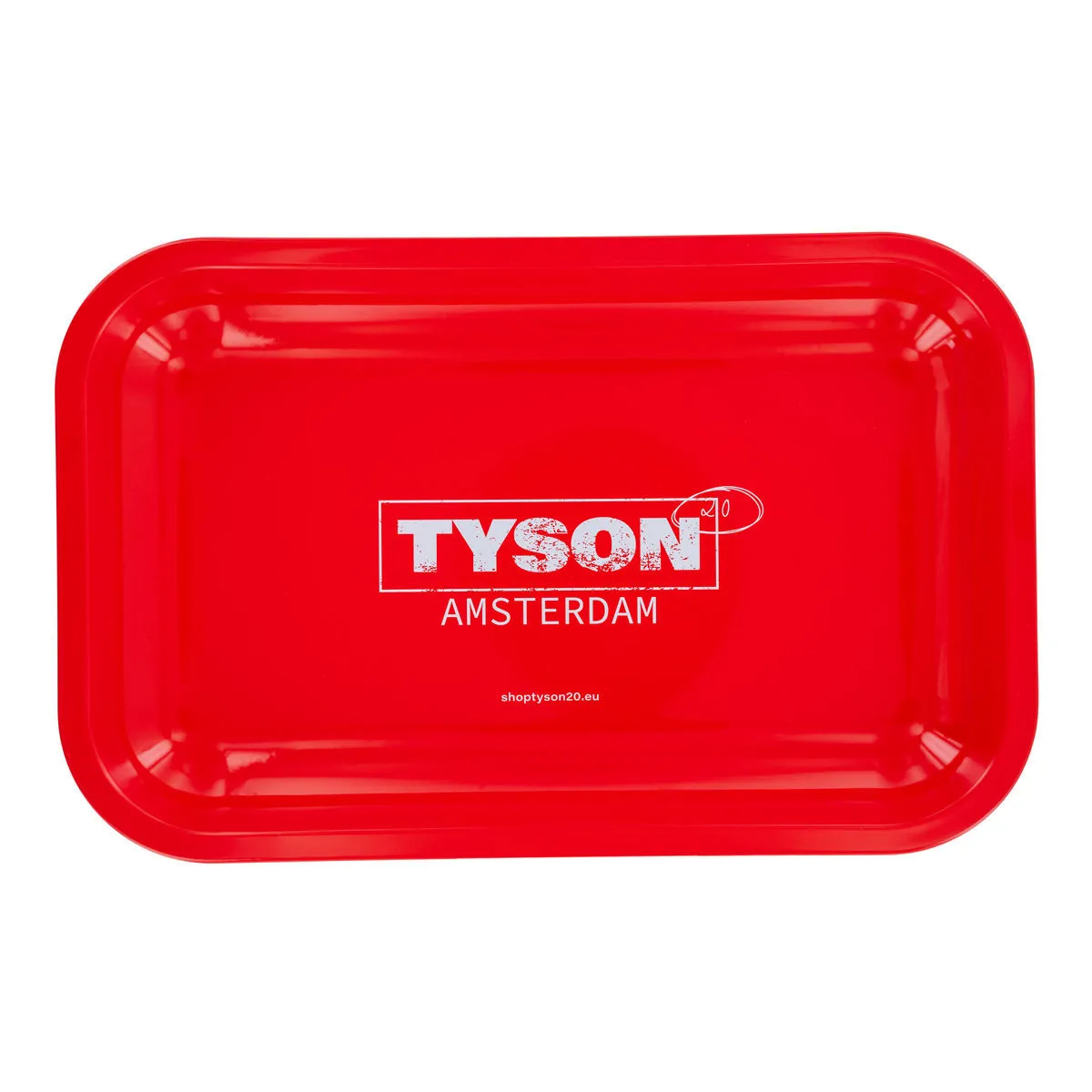 Bandeja de liar metálica roja "Tyson Amsterdam" — imagen 3