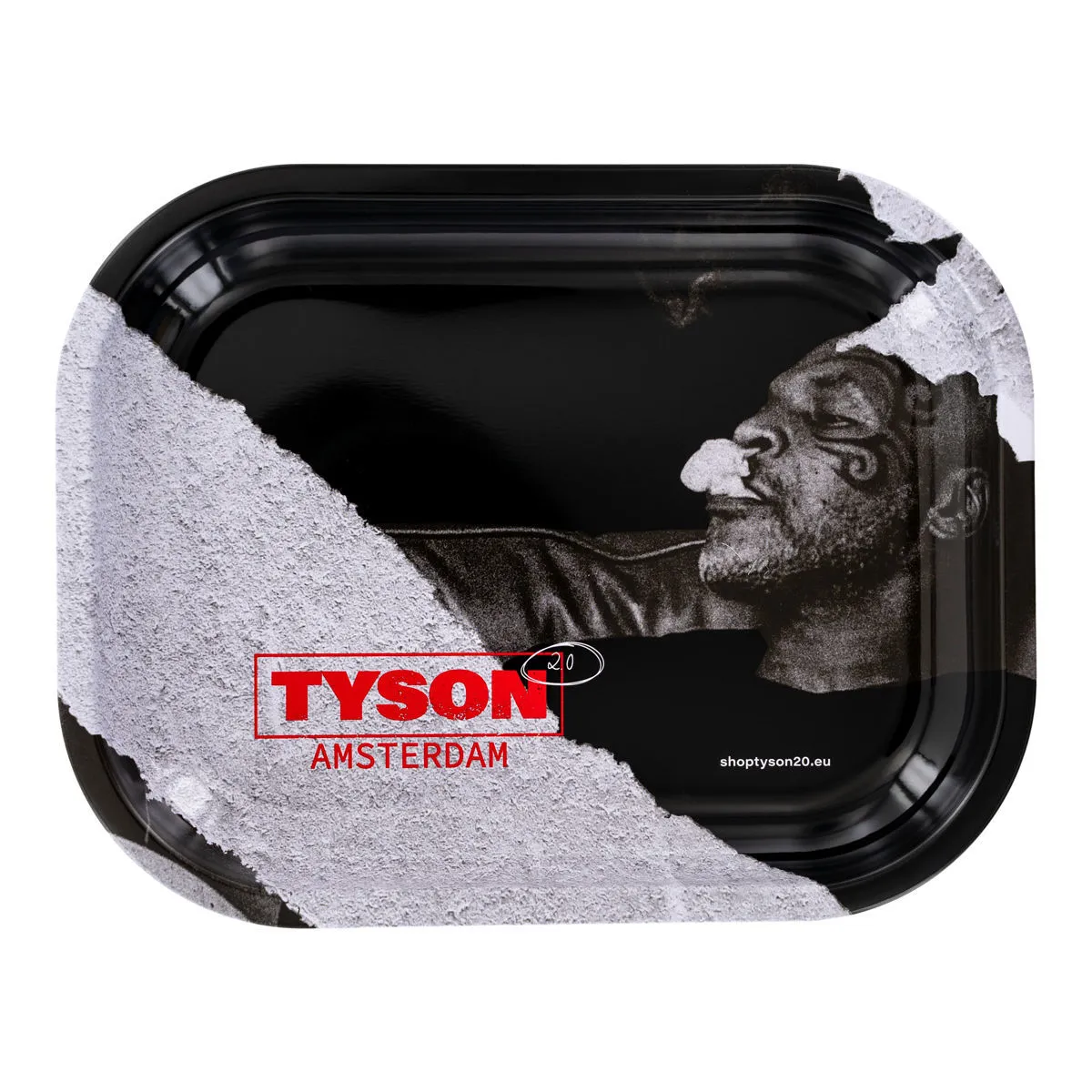 Bandeja de liar metálica blanca "Relaxing Mike" TYSON 2.0 — imagen 3