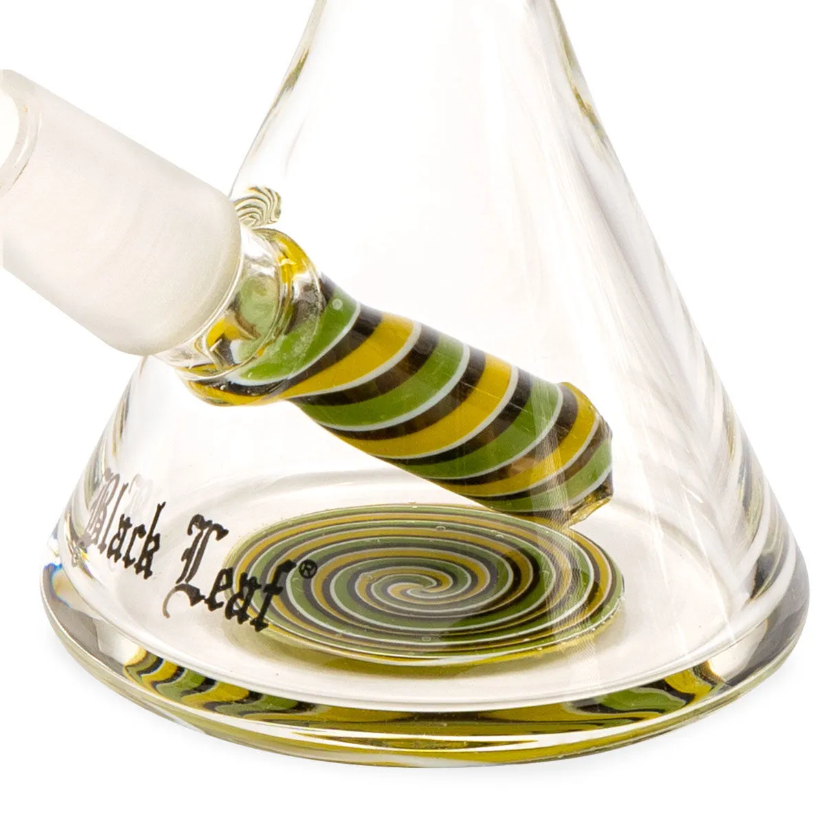 Mini bong para aceites con espiral verde — imagen 3