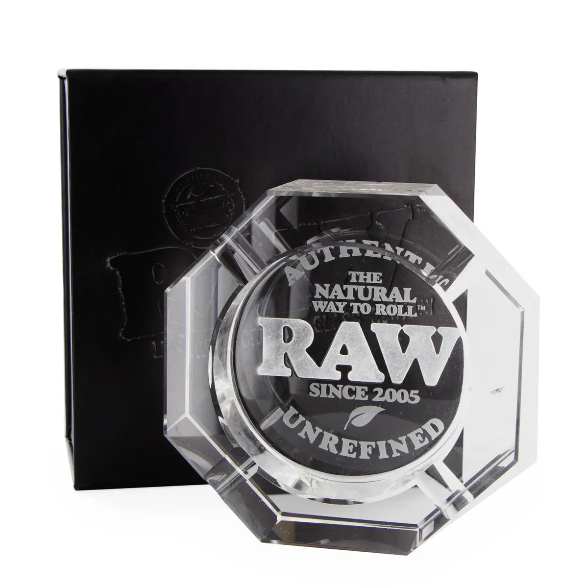 Cenicero de cristal RAW Crystal Glass
