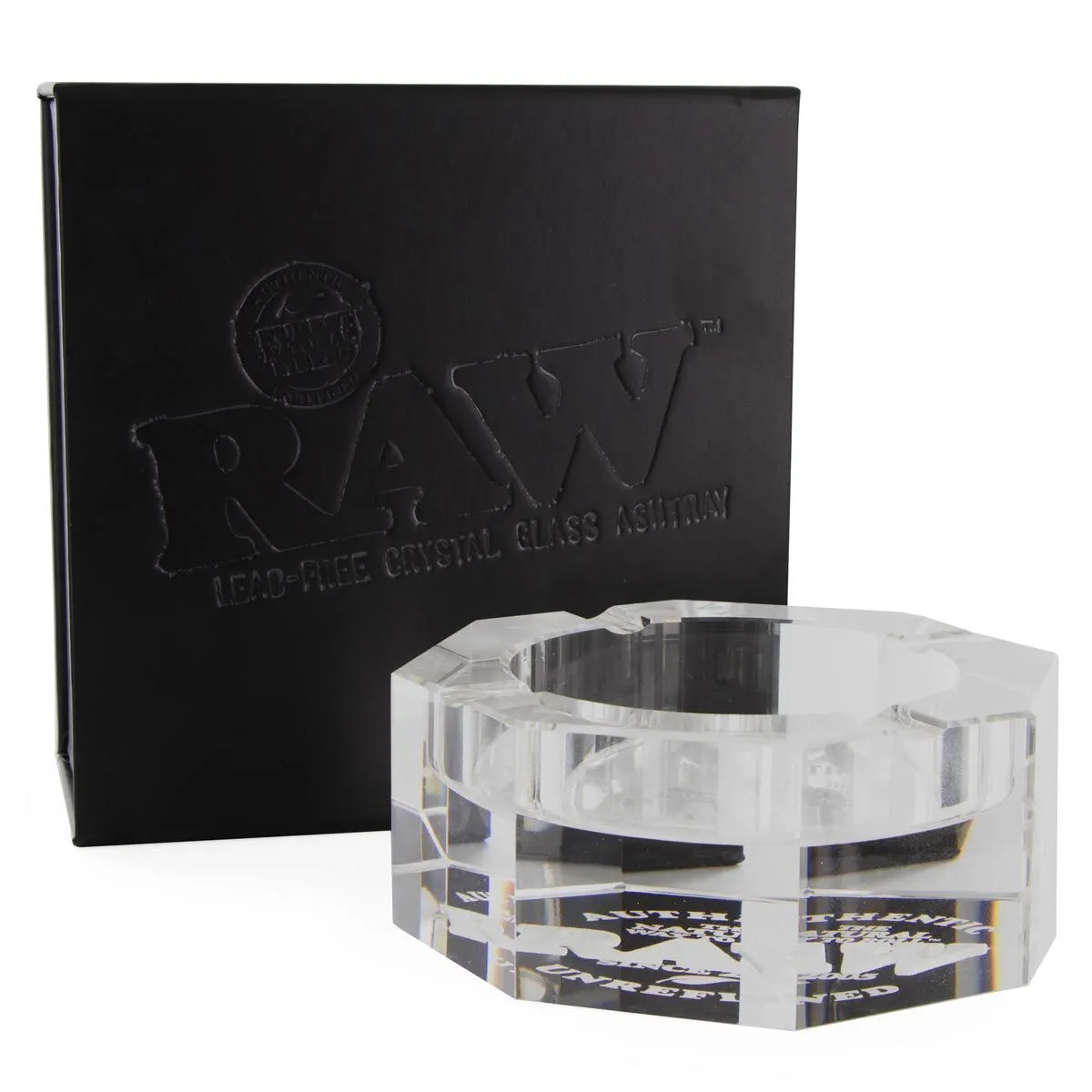 Cenicero de cristal RAW Crystal Glass — imagen 2