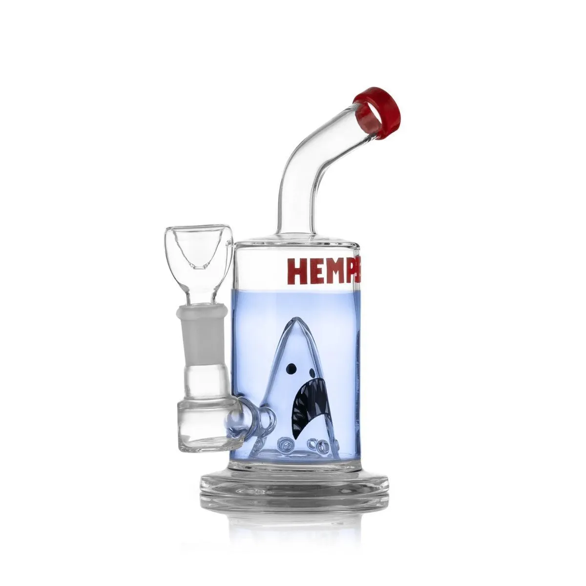 Hemper Shark Rig - Bong de cristal con forma de tiburón — imagen 3